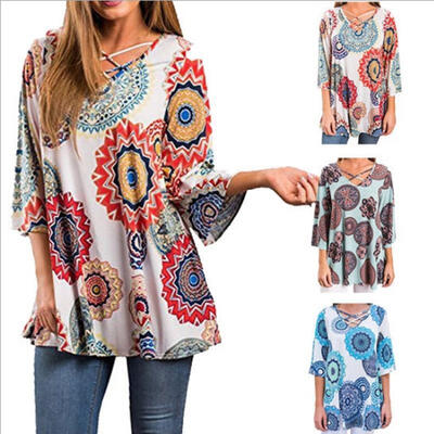 

NEW Fashion Women&39s Loose Pullover T Shirt Long Sleeve Cotton Tops Shirt Blous