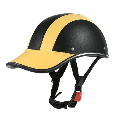 

Motorcycle Helmet Half Face Baseball Cap Style with Sun Visor