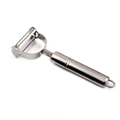

Ultra Sharp Stainless Steel Dual Julienne & Vegetable Peeler with Cleaning Brush & Blade Guard