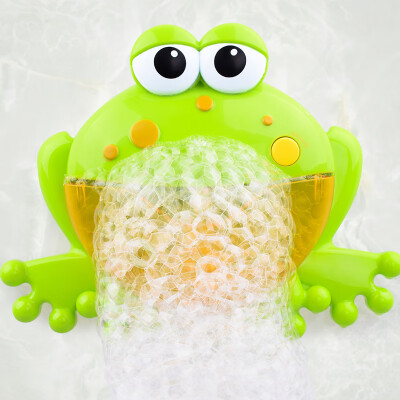 

Kids Swimming Water Toys Newborns Baby Bath Bubble Machine Big Frogs Automatic With Music Wash Play Cartoon Educational Toy