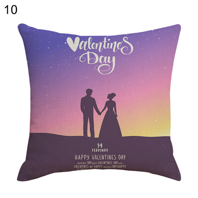 

Lover Letters Printed Pattern Pillow Case Cushion Cover Home Sofa Car Decor