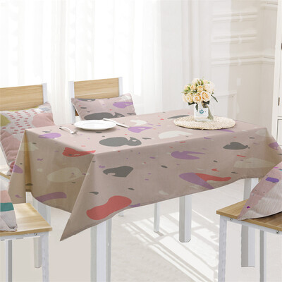 

Toponeto Creative Table Cloth Linen Tablecloth For Kitchen Decorative Dining Table Cover