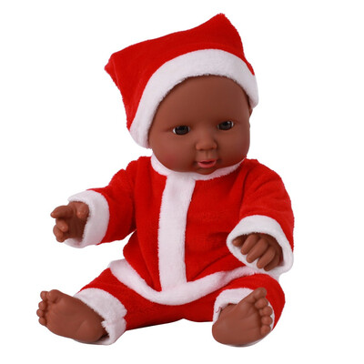 

Siaonvr Lifelike 12 inch Christmas Dolls Washable Soft Body Bbay Play Dolls Toy Gift