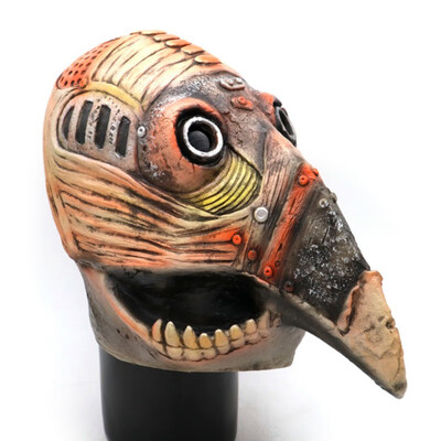 

Steampunk Halloween Scary Horrible Mask Beak Full-head Covered Mask Halloween Prop