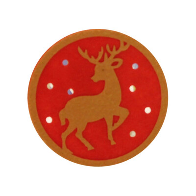 

Household Christmas Decoration Cute Cartoon Shape Pattern Coaster Heat Insulation Coffee Mats Coasters