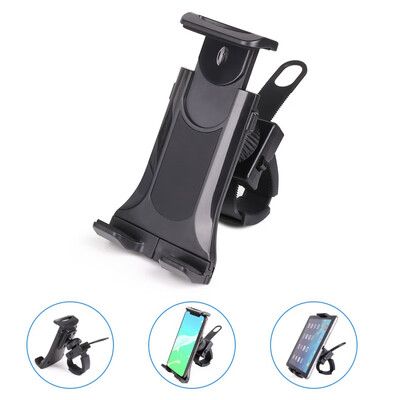 

Adjustable Length 360 Degree Rotation Bicycle & Motocycle Phone Mount For IPhone 11 For Samsung For 4 To 11 Inch Tablet