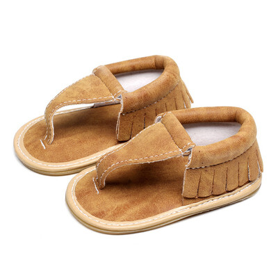 

M31Baby Flip Flops Shoes Summer Baby Boys Girls PU Soft Bottom Sandals Toddler Newborn Casual Shoes