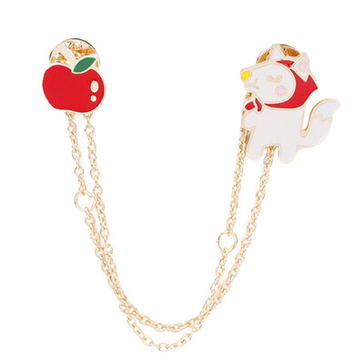 

Brooches Hat Wolf Decoration Bag Chain Jewelry Astronaut Bear Cute Necessaries Charm Brooch High Quality Denim Gift