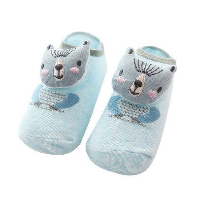 

Baby Girl Boy Socks Children Spring Autumn Cartoon Non-slip Socks Kids for Girls