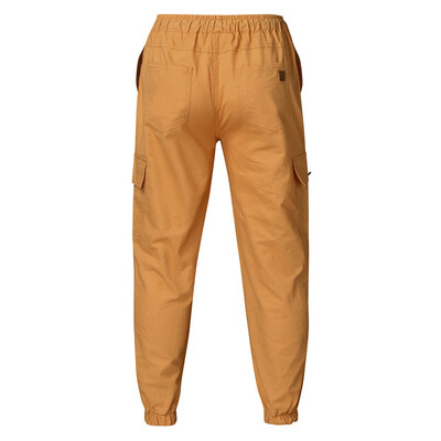 

Gobestart Mens Casual Fashion Stickers Pocket Tether Elastic Sports Trousers Trousers
