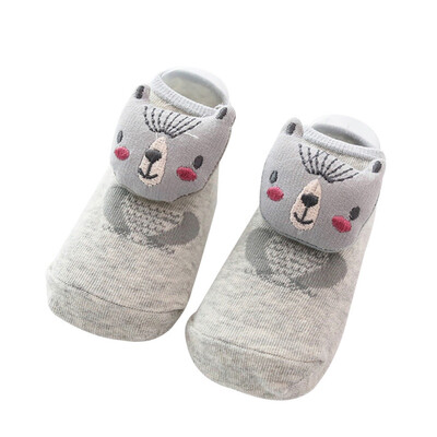 

Baby Girl Boy Socks Children Spring Autumn Cartoon Non-slip Socks Kids for Girls