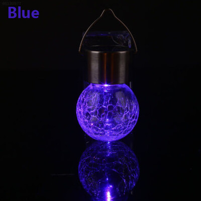 

〖Follure〗1pc Colour Changing Solar Mosaic Crackle Globes LED Garden Lights