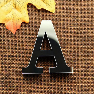 

Wedding Love Letters Wall Stickers 3D Acrylic Silver Mirror Wall Stickers Home Office Decoration Stickers Creative Letters