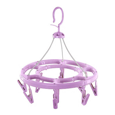 

Round 12 Clip Drying Rack Underwear Socks Clip Household Items
