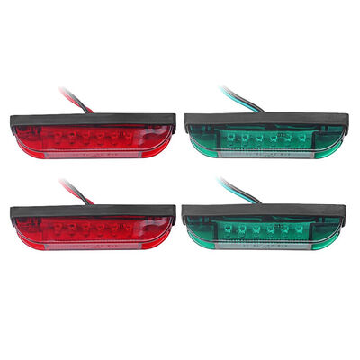 

4PCSSet Boat Navigation LED Lighting Red&Green Waterproof Marine Utility Strip Bar