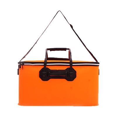 

LEO Portable Folding Fish Wear Bucket Outdoor EVA Fishing Tackle Boxes with Handle Fishing Bags Outdoor Fishing Water Tank