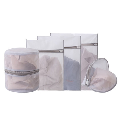 

Zipped Mesh Laundry Bags Washing Net Wash Bags Underwear Clothes Socks Lingerie