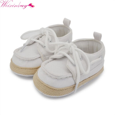 

WEIXINBUY Baby Boy Girl Blue Red Sneakers Soft Bottom Crib Shoes Size born to 18 Months Hot sale 3 Colors
