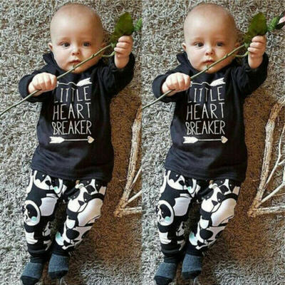 

Toddler Baby Boys Outfit Long Sleeve T-shirt TopsPants Trousers Set 3-24 Months