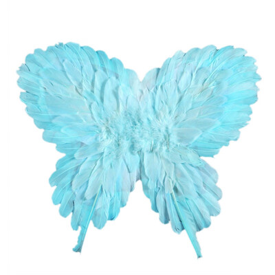 

Colorful Butterfly Wings Feather Angel Wing Kids Fairy Angel Wing Stage Performance Props Cosplay Carnival Party Supplies
