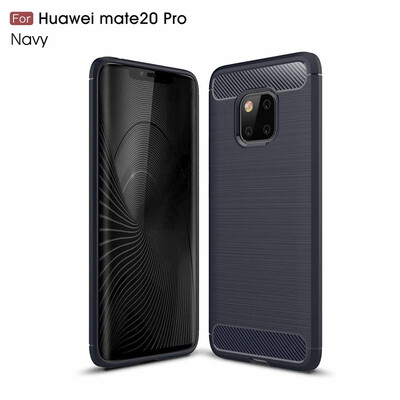 

Goowiiz Phone Case For Huawei Mate 20Mate 20 ProMate 20 LiteMaimang 7 Fashion Slim Carbon Fiber Soft Silicone Prevent falling