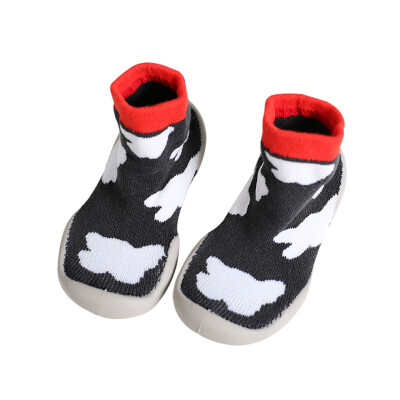 

Kids Shoes Girl Boys Indoor Shoes Baby Funny Cartoon Print Autumn Children Sock Shoe