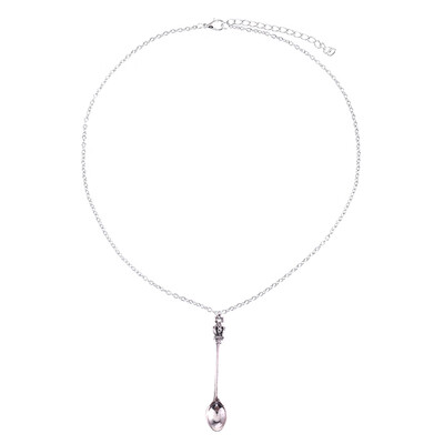 

Necklace Chic Tea Handle Luxury Spoon Pendant Cute Crown Spoon