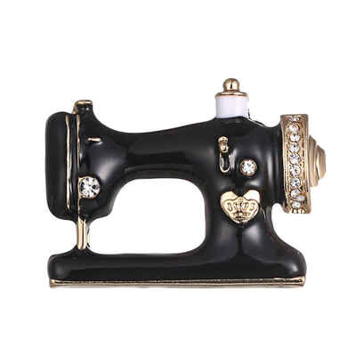 

Unique Sewing Machine Brooch Women Pin Brooches Enamel Denim Jacket Bag Decoration Pin Badge Gift Jewelry