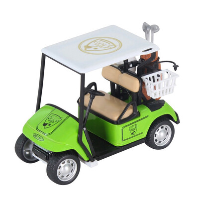 

Siaonvr NEW 120 Scale Mini Alloy Pull Back Golf Cart w Clubs Diecast Model Vehicle Toy