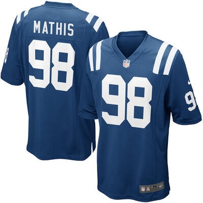 

Mens Football Jersey Indianapolis Colts Robert Mathis Royal Blue Game Jersey