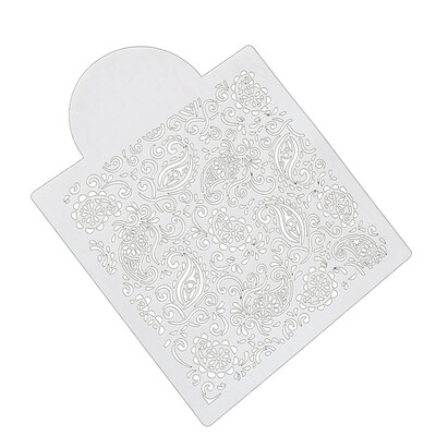 

2019 Flower Wedding Cake Stencil Plastic Cookie Cake Stencil Fondant Cake Tool Decoration for Cake Cookie Stencil