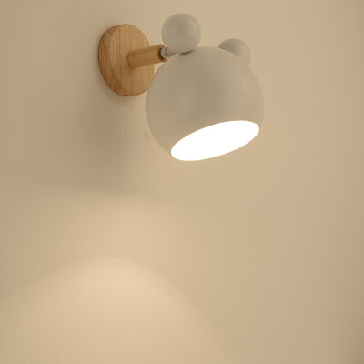 

Gobestart Creative Wall Lamp Swing Head Sconce light Bedroom Lighting Bedside Reading Lamp