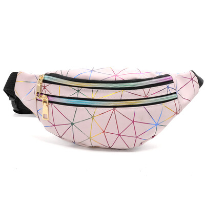 

Travel Waist Fanny Pack Money Belt Wallet Glitter Multicolor Bag