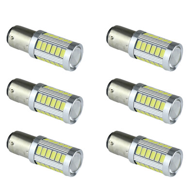 

6pcs Car 5630 LED Tail Stop Brake Reversing Light Lamps Bulbs DC 12V Accessory