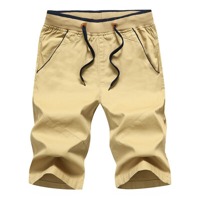 

Mens casual shorts mens 5-point pants beach pants elastic pants