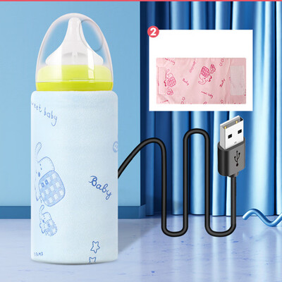 

Toponeto USB Baby Bottle Warmer Portable Travel Milk Warmer Infant Feeding Bottle Heated