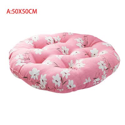

Gobestart Chair Cushion Round Cotton Upholstery Soft Padded Cushion Pad Office Home Or Car Seat Cushion