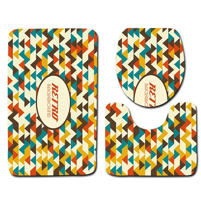 

Gobestart 3pcs Non-Slip Bath Mat Bathroom Kitchen Carpet Doormats Decor