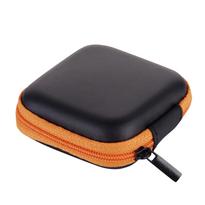 

Toponeto Mini Zipper Hard Leather Earphone Storage Bag Earphone Pouch Box