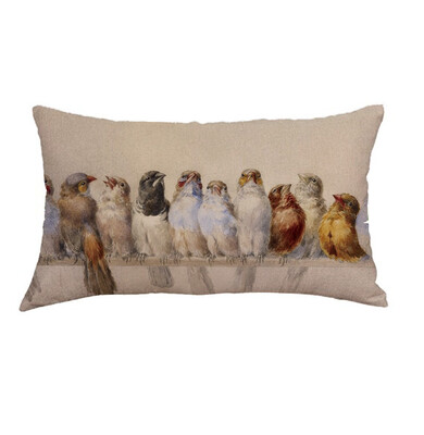 

〖Follure〗Geometric Pattern Linen Hug Pillowcase Sofa Cushion Cover Home Decoration