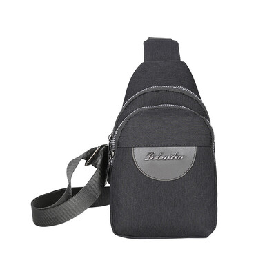 

Tailored Chest Bag Men & Women Solid Color Retre Outdoor Travel Shoulder Messenger Bag