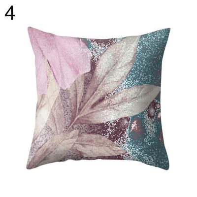 

Flower Peony Throw Pillow Case Cushion Cover Sofa Bed Car Cafe Office Decoration