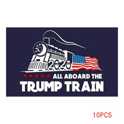 

2020 Trump Home Car Sticker Donald Trump Locomotive Sticker Sticker Decoration 10pcs