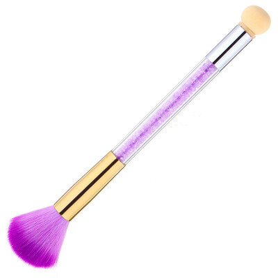 

Double-ended Nail Brush Nail Painting Drawing Pen Nail Picking Dotting Gradient Pen Sponge Head with Rhinestone Handle