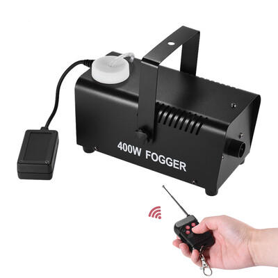 

Wireless 400 Watt Fogger Fog Smoke Machine with Remote Control for Party Live Concert DJ Bar KTV Stage Effect