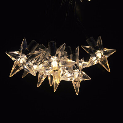 

〖Follure〗20 LED Outdoor String Light Garden Christmas Bell Head Fairy Lamp Solar Energy