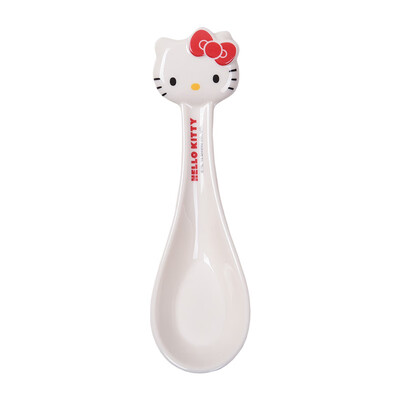 

Wuhe WUHE HELLO KITTY Hello Kitty long handle childrens milk thistle cute cartoon shatter-resistant baby food supplement tableware KT-908