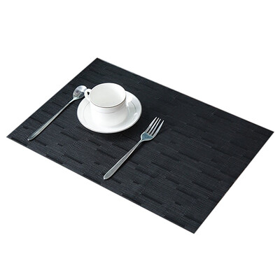 

Non-Slip PVC Waterproof Insulation Table Mat For Dining Table Multicolored Heat-Resistant Placemats For Home Restaurant