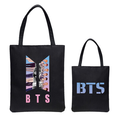 

Kpop BTS Bangtan Boys Avatar Print Canvas Bag Shoulder Bag Hot Gift for ARMY