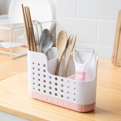 

Toponeto Household Kitchen Cage Cutlery Storage Box Wall-Mounted Chopsticks Tube